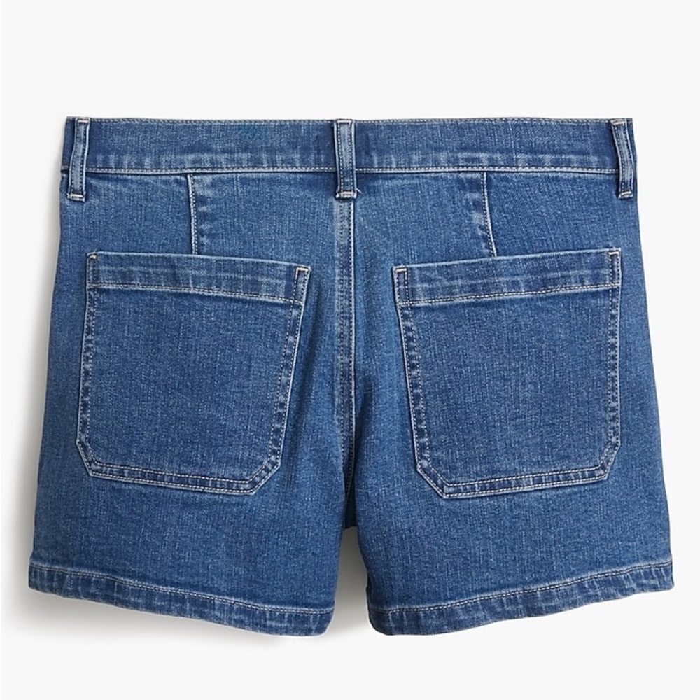 J. Crew Factory Sailor patch-pocket denim short - Picture 3 of 10